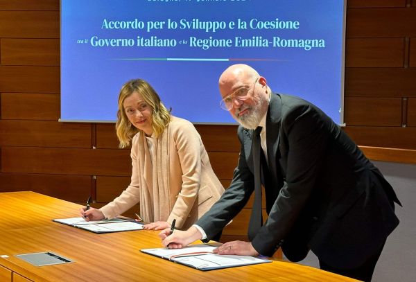 Accordo Meloni e Bonaccini per lo sviluppo e coesione